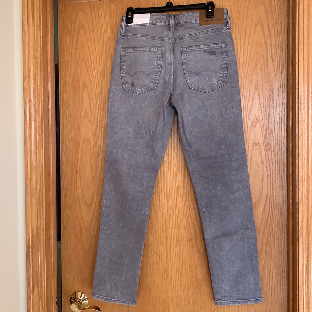 Men’s American Eagle Airflex+ jeans.  30 x 30 slim.  Gray. - Picture 2 of 5